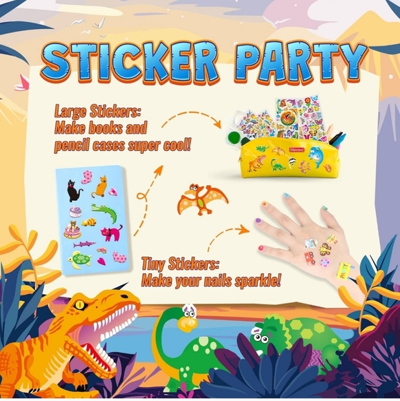 3200+ All Theme Puffy Stickers - Picture 2 of 7